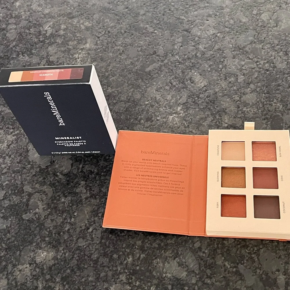 Bare Minerals Mineralist Eyeshadow Palette in Warmth bronze, gold + warm browns